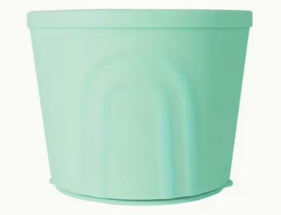 Silikon Leckschüssel / Slow Feeder mit Saugnapf  (Grün / Türkis)