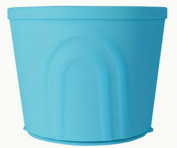 Silikon Leckschüssel / Slow Feeder mit Saugnapf  (Grün / Türkis)