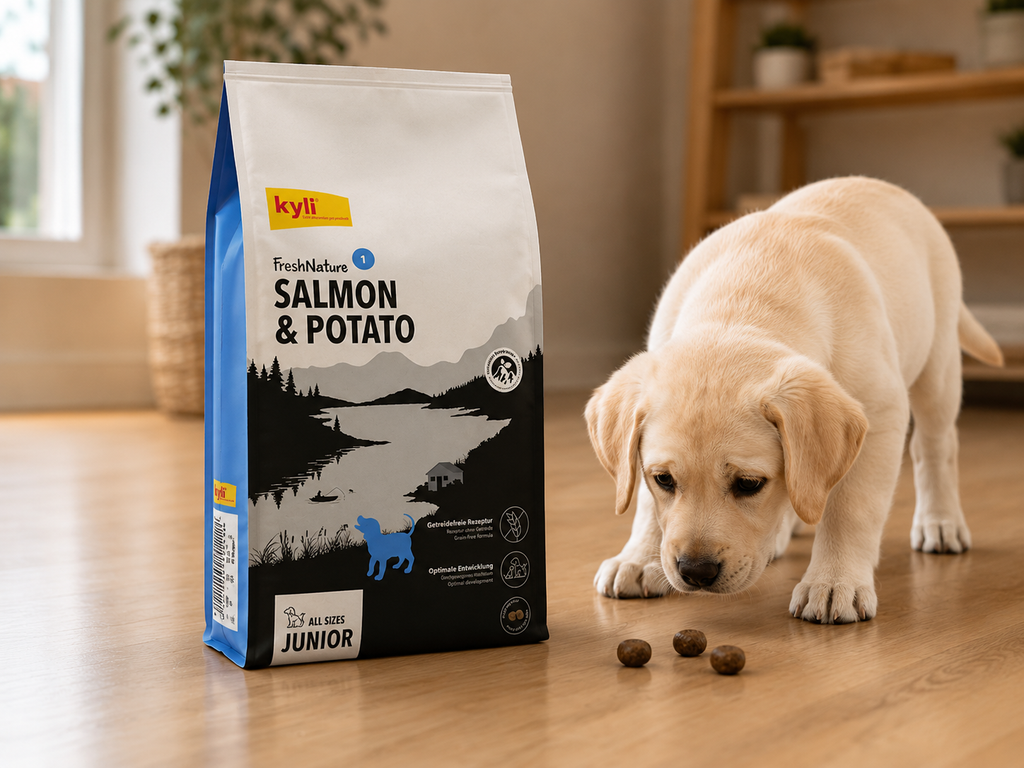 Kyli FreshNature Junior Salmon and Potato, getreidefrei