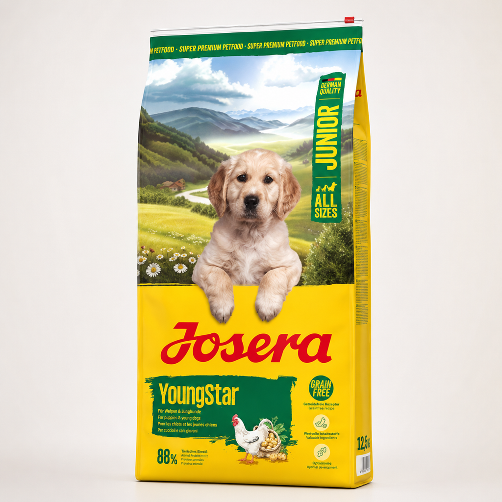 Josera YoungStar – Huhn & Kartoffel – 12,5 kg (getreidefrei)