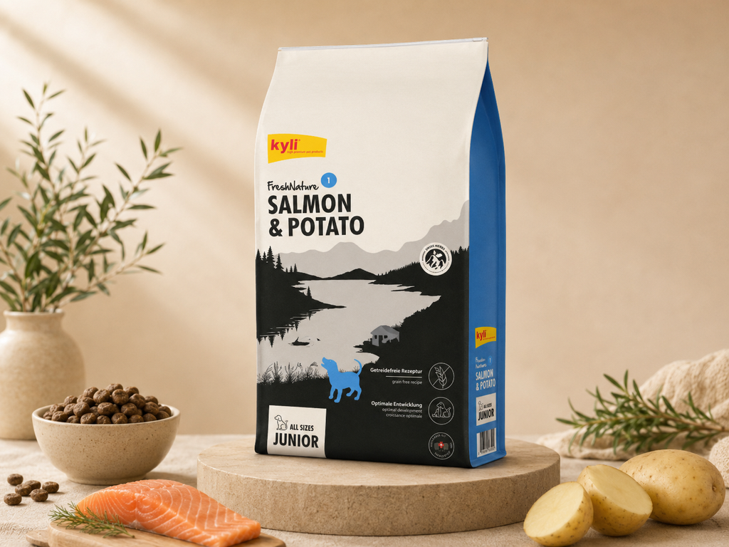 Kyli FreshNature Junior Salmon and Potato, getreidefrei